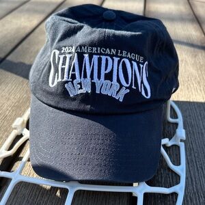 New Never Worn ‘47 Brand New York Yankees NY 2024 AL Champions Navy Clean Up Cap